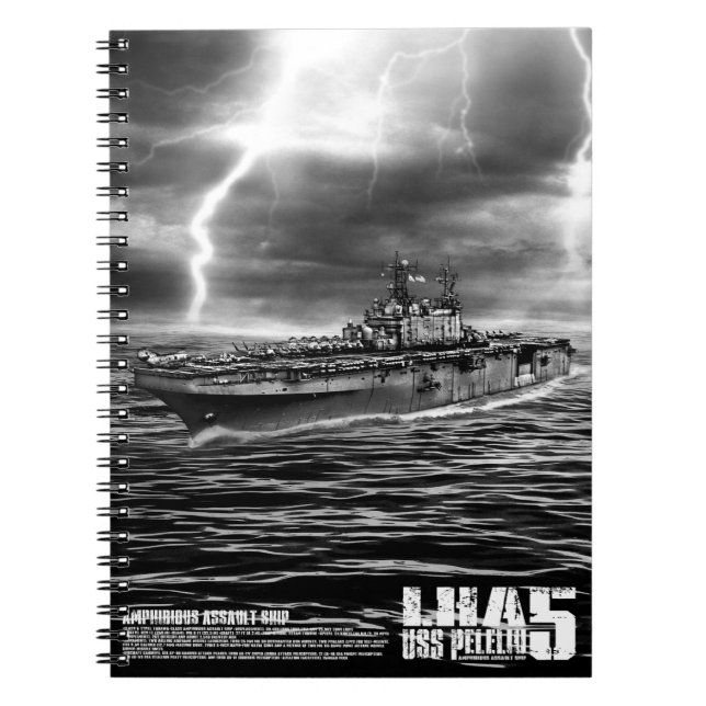 Amphibious assault ship Peleliu Fuji notebook (Front)