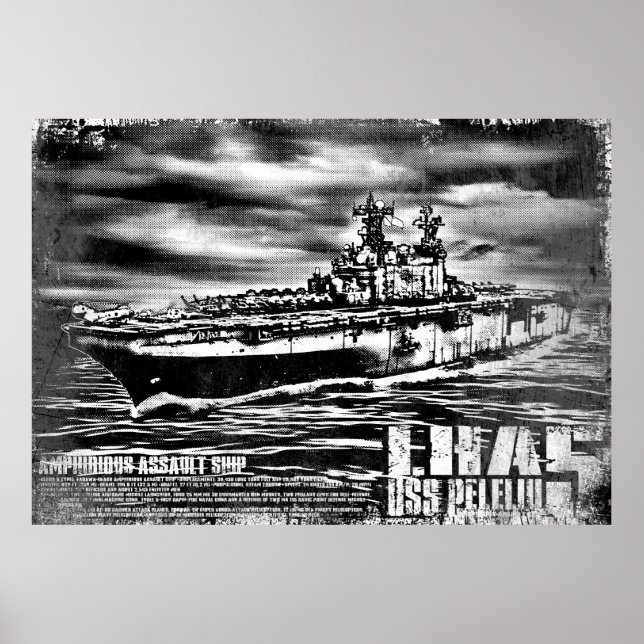 Amphibious assault ship Peleliu Print (Front)