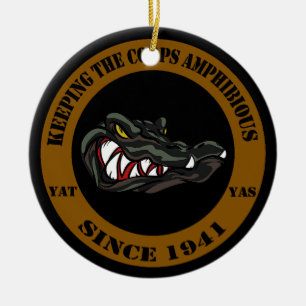 Amphibious Since 1941 Ceramic Ornament