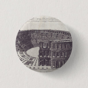Amphitheater at Verona at Piazza Bra 3 Cm Round Badge