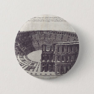 Amphitheater at Verona at Piazza Bra 6 Cm Round Badge