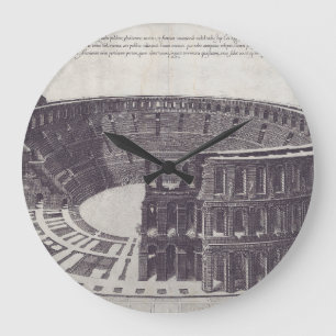 Amphitheater at Verona at Piazza Bra Large Clock