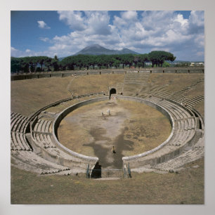 Amphitheatre, begun c.80 BC Poster