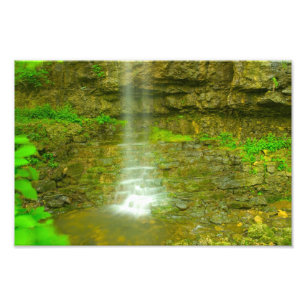Amphitheatre Falls, John Bryan state park, Ohio Photo Print
