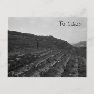 Amphitheatre Limestone Quarry in the Crimea Postcard