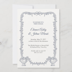 Amphora Parterre Wedding Invitation