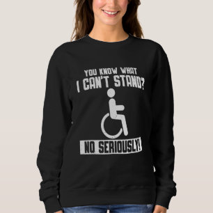 Amputation Surgery Recovery Humor Handicap Leg Arm Sweatshirt
