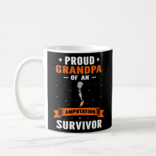 Amputation Survivor for Leg Prosthetic Coffee Mug