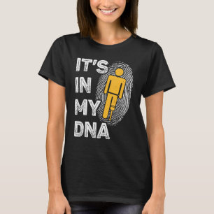 Amputee - Funny It's in My DNA Prosthetic Leg Ampu T-Shirt
