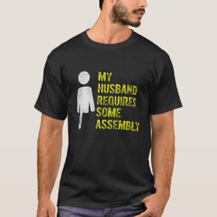 Amputee Humor Husband Assembly Leg Arm Recovery 4 T-Shirt