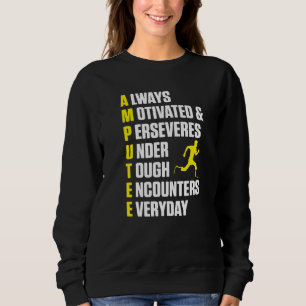 Amputee Humour Definition Leg Arm Funny Recovery   Sweatshirt