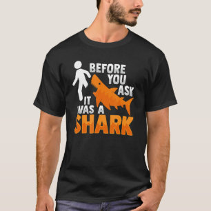 Amputee Joke Leg Prosthetic Shark for a Leg Ampute T-Shirt