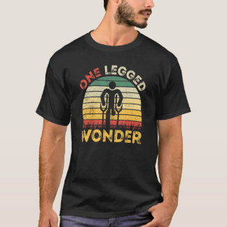 Amputee - One Legged Wonder Retro Prosthetic Leg A T-Shirt