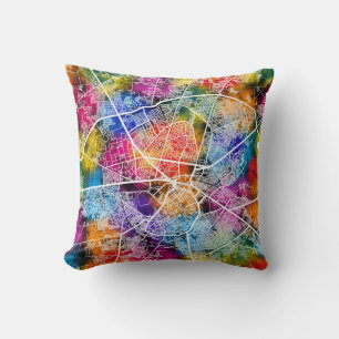 Amritsar Punjab City Map Cushion