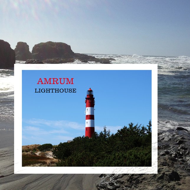 Amrum Lighthouse, Nordfriesland, Germany Postcard (Creator Uploaded)