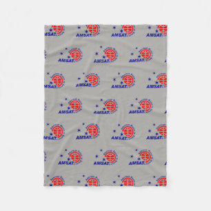 AMSAT Logo Fleece Blanket