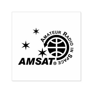 AMSAT Logo Self-Inking Stamp