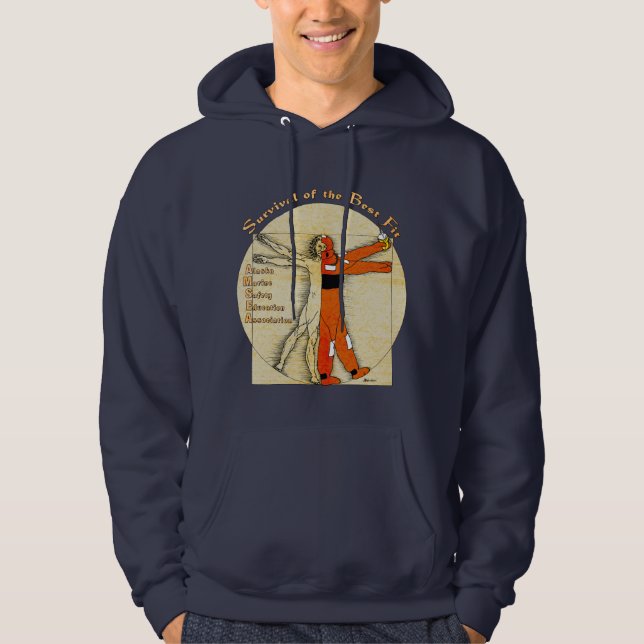 AMSEA Survival hoodie - design on front (Front)