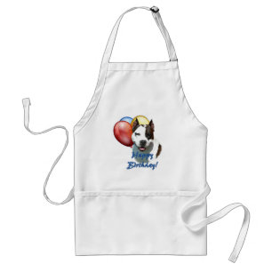AmStaff Happy Birthday Balloon. Standard Apron