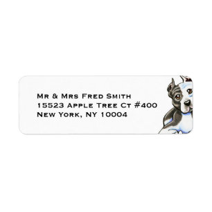 Amstaff Lean Custom Return Address Label