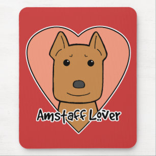 Amstaff Lover Mouse Pad