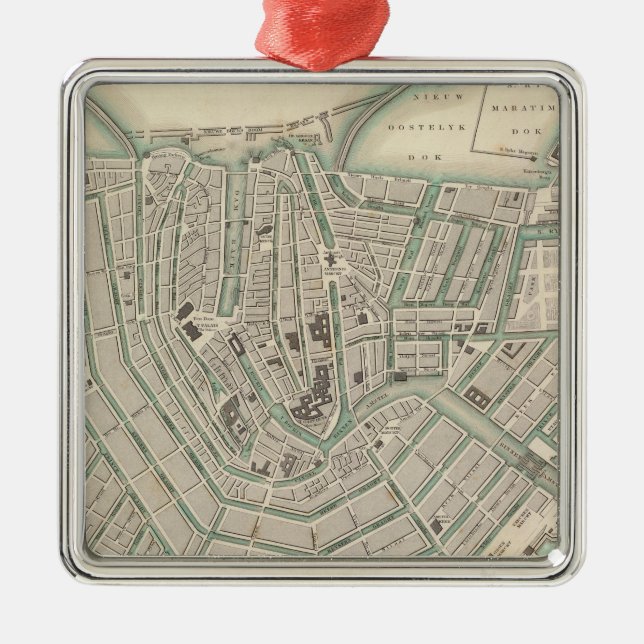 Amsterdam 2 metal ornament (Front)