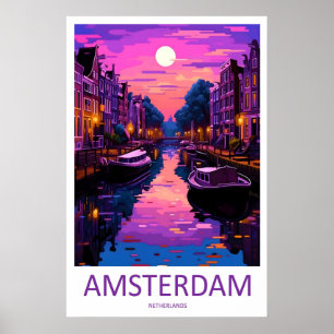 Amsterdam 2Vintage Travel National Park Poster Ski