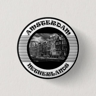Amsterdam 3 Cm Round Badge