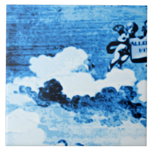 Amsterdam Antique Ships Delftware Vintage Look A1 Ceramic Tile
