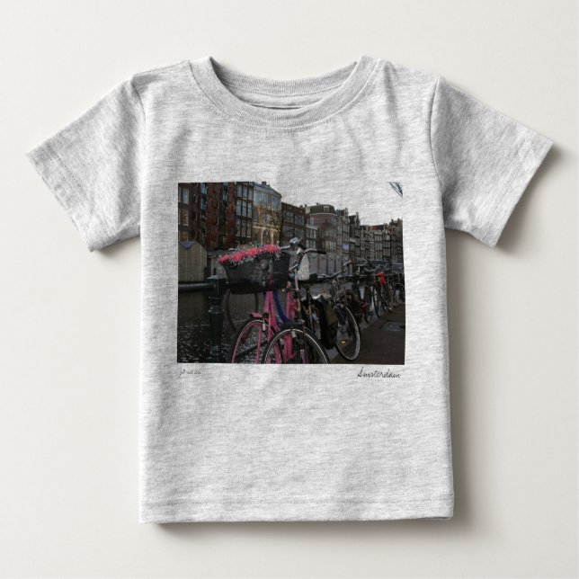 Amsterdam bicycle baby T-Shirt (Front)