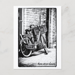 Amsterdam, Bicycle, holiday Netherlands Postcard