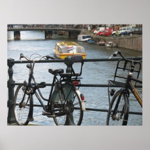 Amsterdam Bicycles Poster