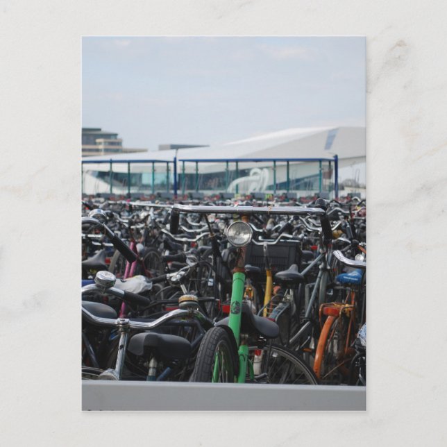 Amsterdam - Bikes Postcard (Front)