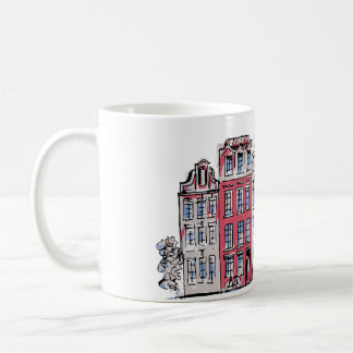 Amsterdam Buildings Mug Illustration