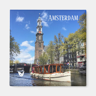 Amsterdam canal fridge magnet by Velvet Escape