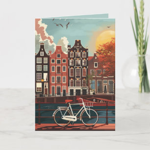 Amsterdam Canal Houses Card