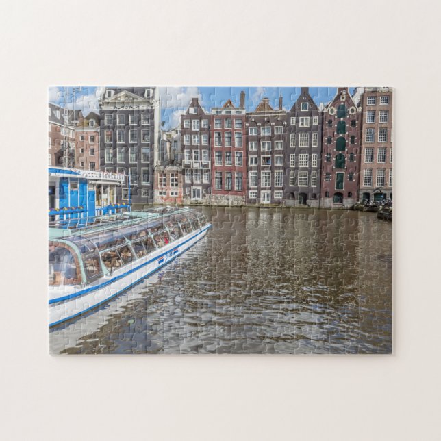 Amsterdam canal houses puzzle (Horizontal)