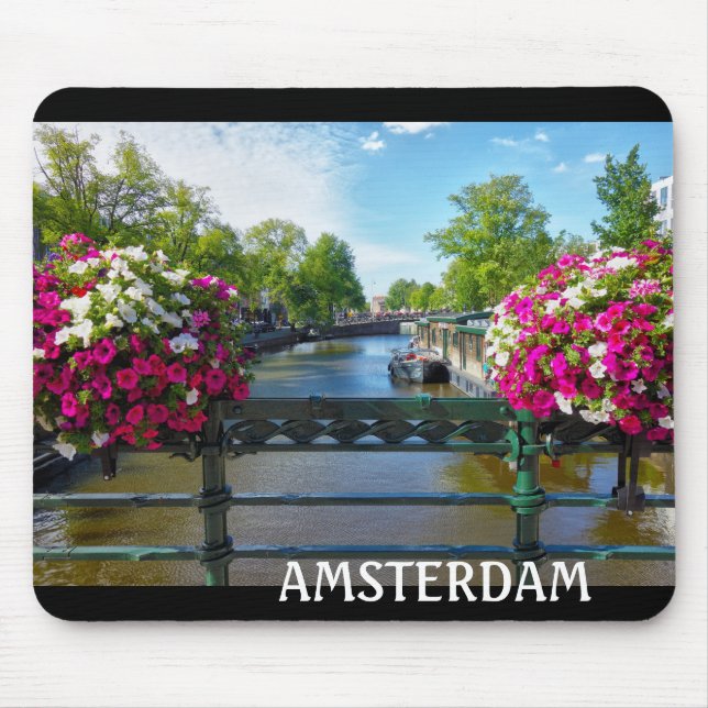 Amsterdam Canal Mouse Pad (Front)
