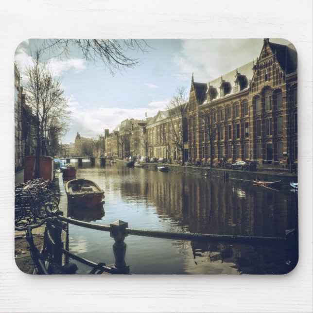 Amsterdam Canal   Mouse Pad (Front)