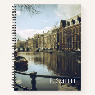 Amsterdam Canal Notebook