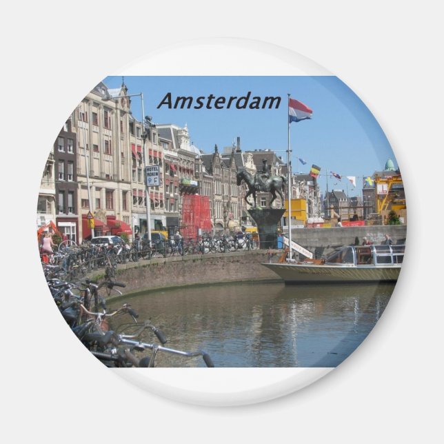 Amsterdam -City-[kan.k]. Magnet (Front)