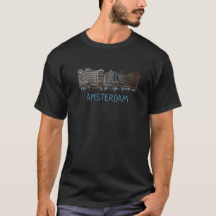 Amsterdam City Netherlands souvenir for men women T-Shirt