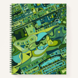 Amsterdam City Structure Map Notebook