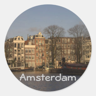 Amsterdam Classic Round Sticker