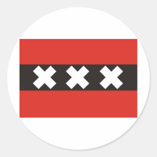 Amsterdam Classic Round Sticker