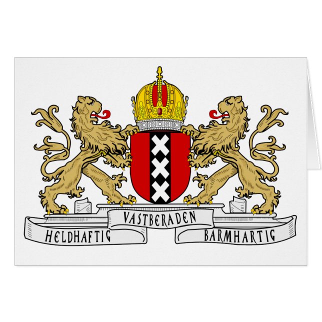 Amsterdam Coat of Arms (Front Horizontal)