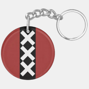 Amsterdam Coat of Arms Key Ring