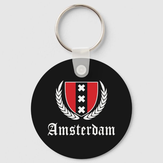Amsterdam Crest Key Ring (Front)