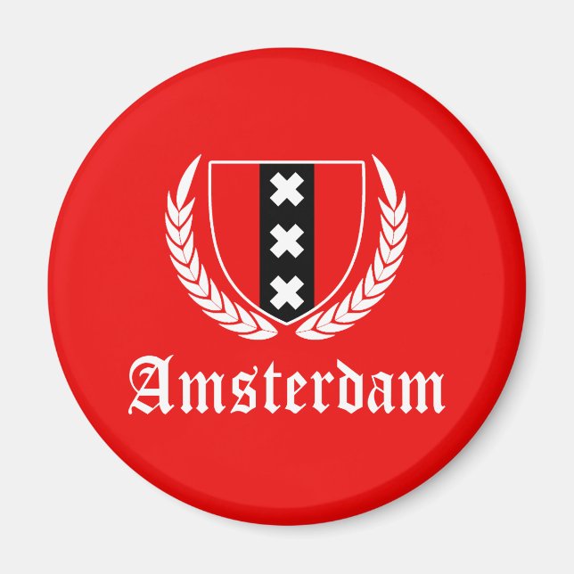Amsterdam Crest Magnet (Front)