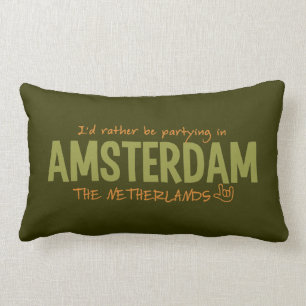 AMSTERDAM custom colour throw pillow